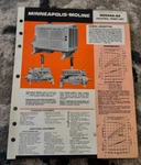 Minneapolis Moline HD504A-6A Industrial Power Units Brochure FCCA25. Fixed Price $19.99.