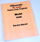 Wisconsin VH4D Engine Service Repair Manual Technical Shop Book Overhaul. Fixed Price $16.00.