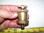 Dt Williams Dakota #0 Brass Automatic Greaser Cup Hit Miss Engine Tractor 1/4". Fixed Price $45.95.