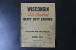 Wisconsin Air Cooled Heavy Duty Engines Manual Te-tf Parts List MM-249-C. Fixed Price $29.99.
