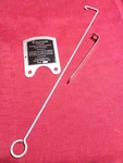 Maytag Model 92 Caution Plate & Kill Switch + Rod Short Deep Tank S-279. Fixed Price $29.75.