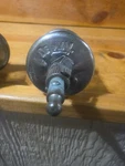 Antique Nickel Plated Brass And Glass Hit & Miss Engine Oilers. Delaval Lunken. Fixed Price $15.00.