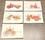 Vintage Diamond Match Division Assorted Engine Prints Lot Of (5) 8"X 6" New York. Fixed Price $12.74.