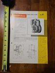 Farymann Diesel 4 Stroke Vertical Air Cooled Type B Engine Pager 1966. Fixed Price $19.99.