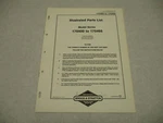 MS-5577-12/79 Briggs & Stratton Illustrated Parts List For Model 170400-170466. Fixed Price $13.95.