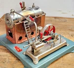 Vintage Steam Engine Jensen Mfg Style #75 Untested Good Cosmetic Cond.. Fixed Price $95.00.
