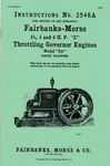Fairbanks Morse Model Za 1/2 3 6 Hp Throttle Instruction Book Manual 2548A. Fixed Price $12.74.