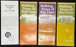 Walking Tours Of Bay View - 4 Guide Brochures Milwaukee Wisconsin. Fixed Price $10.00.