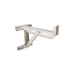 Metaltech Adjustable 2-RUNG Ladder Jacks 21.75" X 10" 16.75" Welded Aluminum. Fixed Price $82.34.