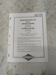 Briggs & Stratton MS-4234-129 Models 60100-60197 61100-61197 Parts List. Fixed Price $14.99.