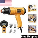 Multi-functional Heat Gun 1800W With Large Lcd & 4 Nozzles For Diy Projects. Fixed Price $69.69.