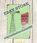 1935 Samson Oil Rite Windmills Ideal Towers Freeport Stover Mfg Engine Tin Sign. Fixed Price $19.49.