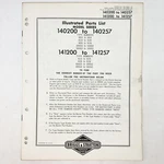 Vintage 1973 Briggs & Stratton 140200-140256 141200-141257ILLUSTRATED Parts List. Fixed Price $9.99.
