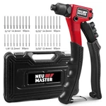 Neu Master Gun With 200PCS Rivets, Manual Kit 4 Tool-fre.... Fixed Price $34.98.