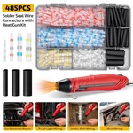 485PCS Solder Seal Electrical Kit With Heat Gun Ideal For Mechanics Diyers. Fixed Price $39.99.