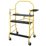 Metaltech Scaffold Work Platform Adjustable Safety Rail Tool Tray 900 Lb. Cap. Fixed Price $290.95.