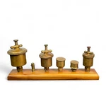 Vintage Lot 6 Brass Oil Grease Cup Valves Lunkenheimer Ideal Dt Williams Set. Fixed Price $246.00.