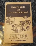 Vintage Guide & Instruction Manual Clinton 4 Cycle Engines VS-100 VS-2100. Fixed Price $9.95.