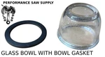 New Glass Sediment Bowl & Gasket Fit Briggs Fuel Filter Strainers # 298683 68477. Fixed Price $13.99.
