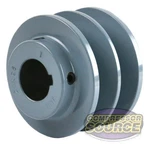 Cast Iron 3" Single Dual Groove Pulley Style Belt Section 5L Fits 1" Shaft. Fixed Price $44.95.