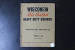 Wisconsin S-7D Air Cooled Engine Instruction Book Parts List MM-297. Fixed Price $29.99.
