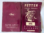Petter Diesel Engines Types AVA1 AVA2 Operators Handbook Benford Dumper. Fixed Price $39.45.