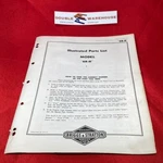 Briggs Stratton Illustrat Parts List Model 6B-HS 900010 900059 MS-3494-51. Fixed Price $14.99.