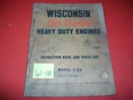 Wisconsin Air Cooled H.d. Engines-instruction Book & Parts List-model S-8D. Fixed Price $28.90.