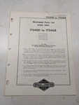 Briggs & Stratton Illustrated Engine Repair Parts List Book Manual 170400-170468. Fixed Price $14.56.