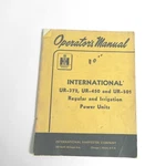 Vintage 1961 International Harvester UR-372 UR-450 UR-501 Owners Manual. Fixed Price $12.14.