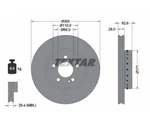 2PCS Brake Disc Pro+ Textar 92343625 For Mercedes-benz. Fixed Price $390.46.