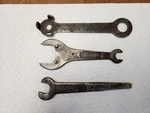 Lot Of 3 Vintage Ih & Delaval Cream Separator Wrenches. Fixed Price $15.00.