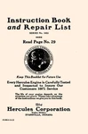 Hercules 3 5 7 9 12 Hp Kerosene Engine Operators Manual. Fixed Price $12.79.