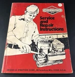 Vintage Briggs & Stratton Small Engine Service Repair Manual 1984 VJ08. Fixed Price $20.00.