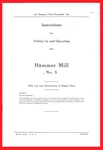 International Harvester Mccormick No. 5 Hammer Mill Manual Farmall Pto Belt Ih. Fixed Price $22.00.