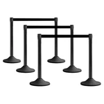 4/6 Pack Crowd Control Stanchions 10FT/3M Retractable Belt Barrier Posts. Fixed Price $98.99.