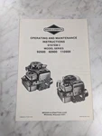 Briggs Stratton Model 92500 92900 110900 111900 Operator Maintenance Manual. Fixed Price $10.26.