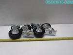 QTY=4: Ez Roll 5" Set 3200LB Capacity Brakes Polyolefin. Fixed Price $78.39.