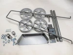 Universal Small Engine Truck Cart Kit Briggs Hit Miss Axle Wheel Gas Motor. Fixed Price $150.00.