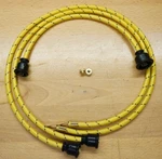 Yellow Cloth Copper Core Spark Plug Wires Set Thumb Screws To Fit John Deere. Fixed Price $40.00.