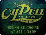 Rumley Oil Pull Tractor 9" X 12" Metal Sign. Fixed Price $17.99.