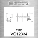 VG12334 Tire Fits John Deere (surplus Open Box). Fixed Price $182.26.