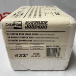 New *sealed* Champion Evinrude Johnson 24 Pack Copper Spark Plugs 932S D103. Fixed Price $41.20.