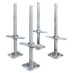 Metaltech Adjustable Scaffold Leveling Jack 24-IN Galvanized Steel Plate 4-PACK. Fixed Price $122.92.