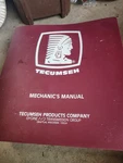 Tecumseh Mechanics Manual. Fixed Price $63.00.