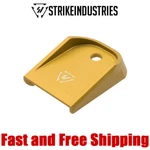 Strike Industries Aluminum Magazine Base Pad For Glock Floor Plate - Gold. Fixed Price $21.95.