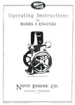 Novo Model Gas Engine Motor Manual Book Hit Miss Single Flywheel Stationary. Fixed Price $19.77.