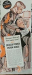 1942 Sealed Power Piston Rings Save Gas Oil Engine Wear Robert Reid Art Ad. Fixed Price $9.99.