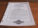 Briggs & Stratton MS-5852-120 Models 190700-190708 Illustrated Parts List. Fixed Price $9.99.