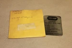 Kohler - 301 12 Hp Engine Decal Oem Original 235960. Fixed Price $7.34.